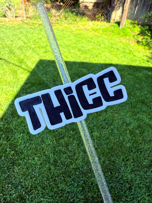 THICC Straw Topper