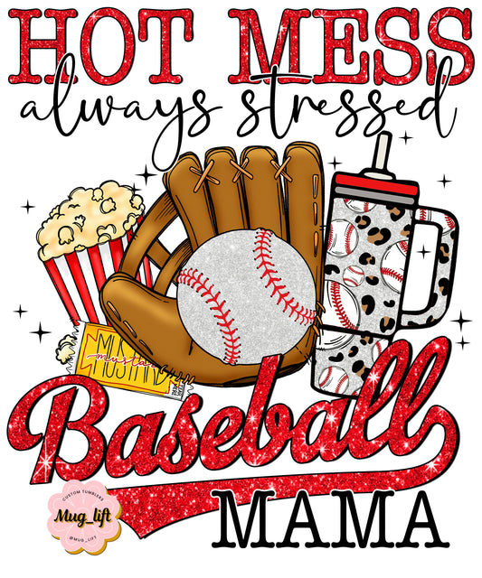 UV DTF Baseball Mama