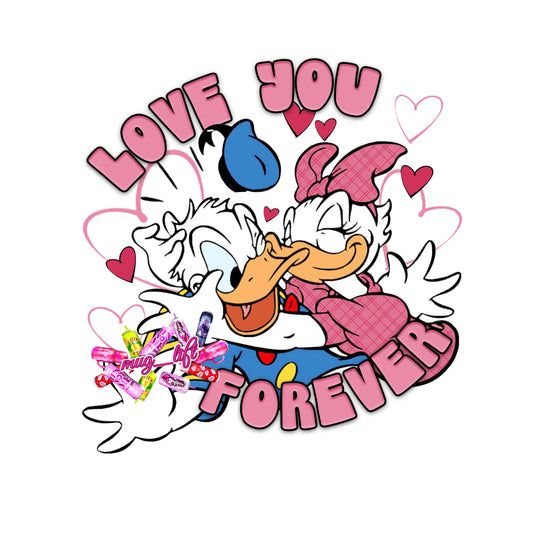 UV DTF Decal- Duck Love