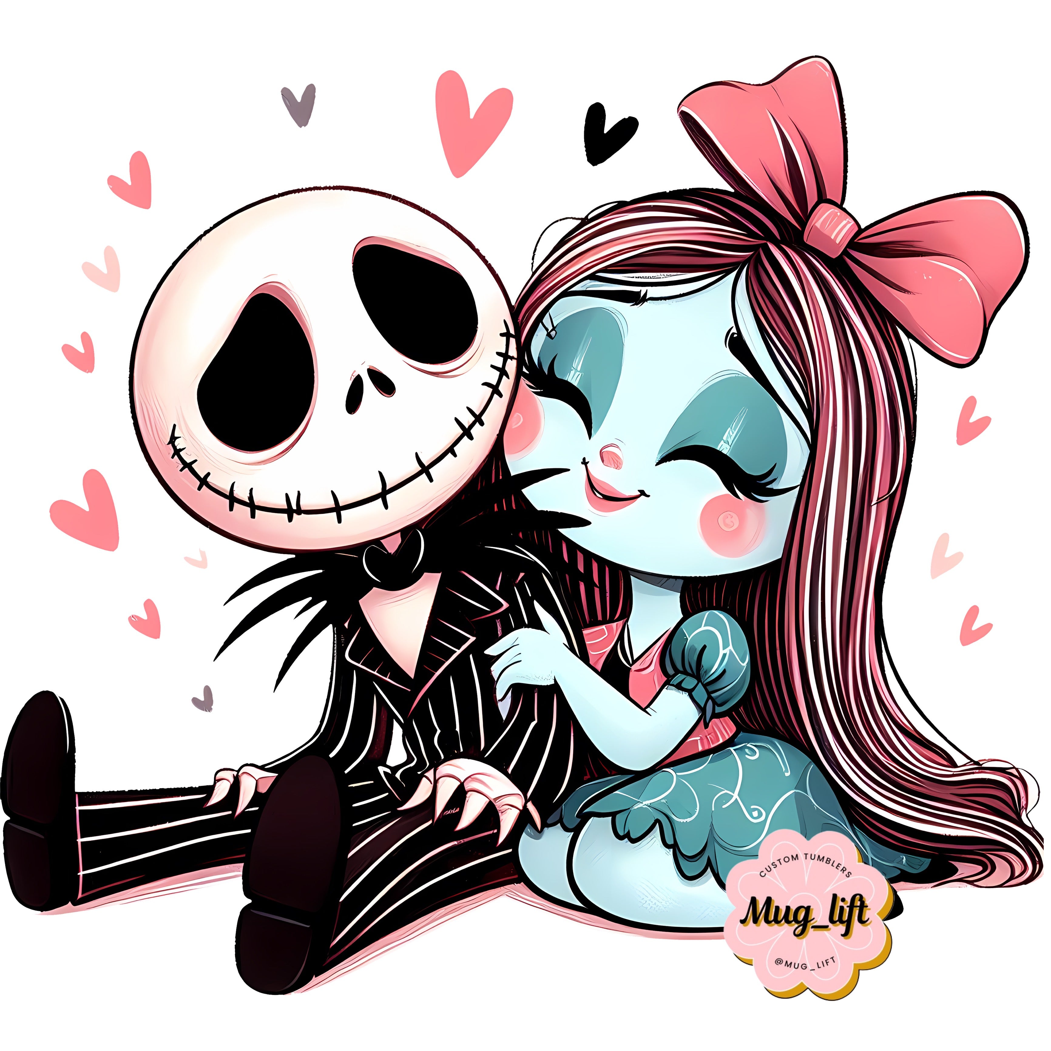 UV DTF JACK & SALLY – Mug_Lift