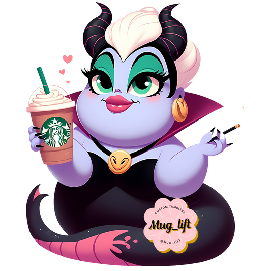 UV DTF Decal Sea Witch & Her Starbies