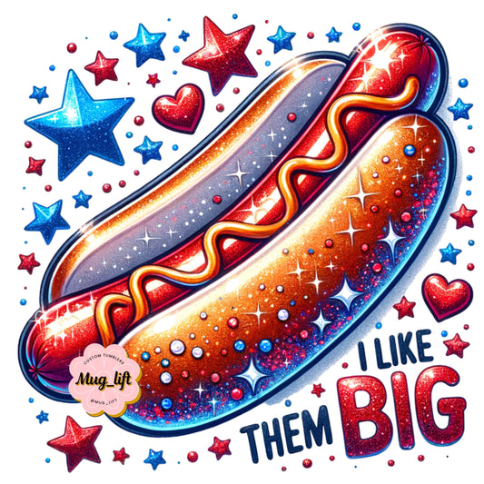 UV DTF Big Hot Dogs