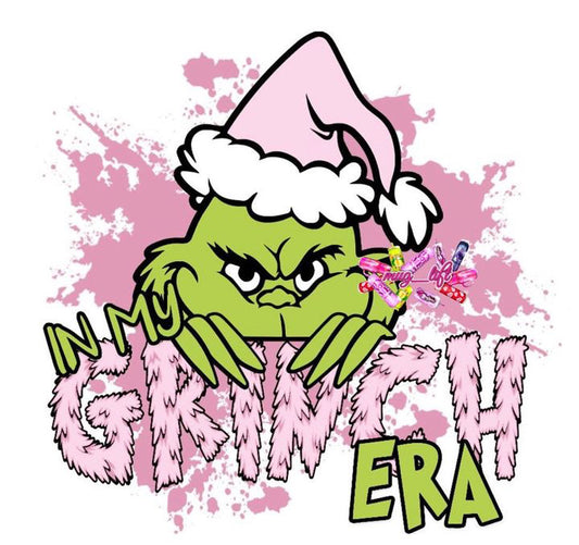 DTF Transfer In My Grinch Era (pink)
