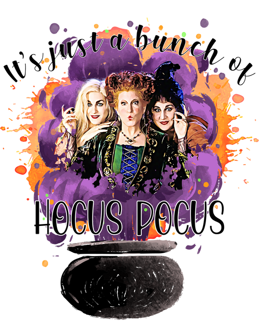UV DTF It's Just a Bunch of Hocus Pocus Decal